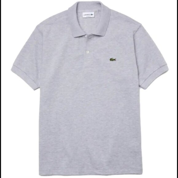 Lacoste Polo Classic Fit - Gray, Size 32 - Picture 1 of 2